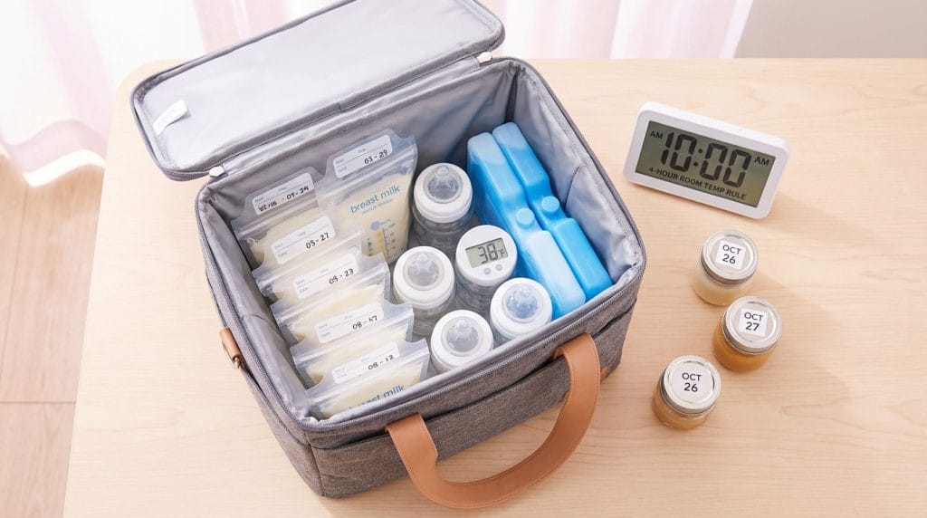 How to Pack Breast Milk for a Day Out